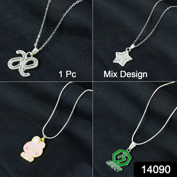 Pendant Necklace – Single Piece (Random Mix Design) - Justgrabit Inc.