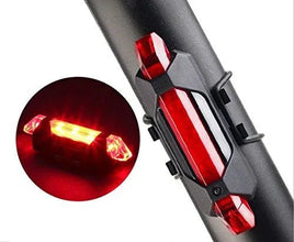 Rechargeable Bicycle Front Waterproof LED Light (Red) - Justgrabit Inc.