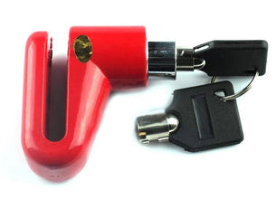 Wheel Padlock Disc Lock Security for Motorcycles Scooters Bikes - Justgrabit Inc.