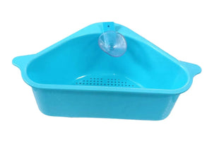 Triangular Multi Functional Drainer Shelf Sink Storage Holder - Justgrabit Inc.