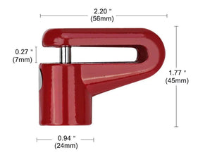 Wheel Padlock Disc Lock Security for Motorcycles Scooters Bikes - Justgrabit Inc.