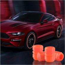 Tyre Valve Caps Luminous Glow Car Tire Air Stem Valve Cap Covers vaal cap ( 4 Pcs Mix Colour) - justgrabit.in | Just Grab It