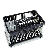 Kitchen Organizer Rack with Water Storing Tray / Dish Rack - Justgrabit Inc.