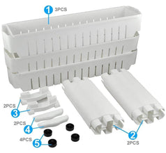 Multipurpose 3 Layer Slim Side Space Saving Storage Organizer Rack Shelf - Justgrabit Inc.