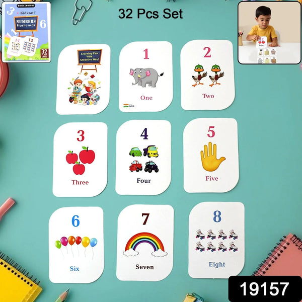 Kid kraft Early Learner 32 - Piece Number Flashcard Set - Justgrabit Inc.