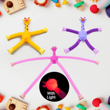 LED Telescopic Suction Cup Giraffe Toy, Tubes Fidget Toys, Shape Changing Telescopic Sensory Tubes Fidget Tubes Sensory Toys Suction Toy, Funny Gift (3 Pcs Set) - Justgrabit Inc.