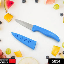Stainless Steel Knife For Kitchen Use, Knife Set, Knife & Non - Slip Handle With Blade Cover Knife, Fruit, Vegetable,Knife Set (1 Pc) - justgrabit.in | Just Grab It