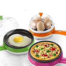 Multi - functional Electric 2 - in - 1 Egg Frying Pan with Boiler & Measuring Cup - justgrabit.in | Just Grab It