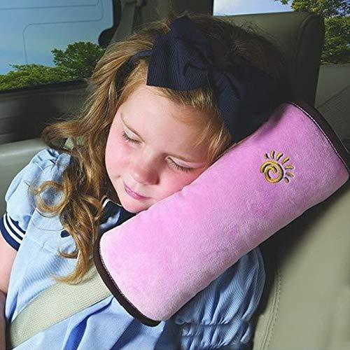 Child Safety Belt Cushion Universal Car Seat Belt Cushion Adjustable Support for Neck and Shoulder in Car when Sleeping for Children and Adults (1 Pc) - justgrabit.in | Just Grab It