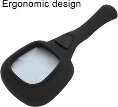 Handheld LED Magnifying Glass – 6 Lighted Magnifier for Reading & Inspection - justgrabit.in | Just Grab It
