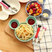 Mickey Shaped Kids / Snack Serving Sectioned Plate - Justgrabit Inc.