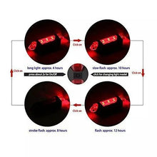 Rechargeable Bicycle Front Waterproof LED Light (Red) - Justgrabit Inc.