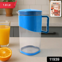Urban Jug 1.8 Litre | BPA - Free Plastic Water & Juice Jug with Lid and Handle - Justgrabit Inc.