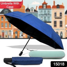 2 - Fold Manual Open Umbrella (Umbrella With Case / 1 Set / Mix Color) - justgrabit.in | Just Grab It