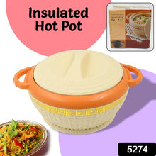 Insulated Hot Pot With Inner Stainless Steel Serving Casserole with Lid (800 ML Approx) - justgrabit.in | Just Grab It
