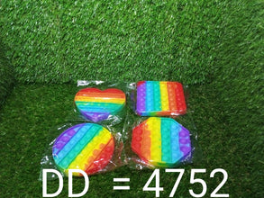 Random Shape Rainbow Colored Fidget (1Pc Only) - justgrabit.in | Just Grab It