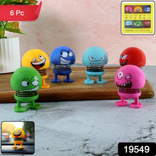 Spring Emoji Bobble Head Dolls - (6 Pc Set) - justgrabit.in | Just Grab It