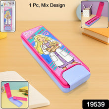 Stylish Cartoon Printed Hard Top Pencil Box for Kids (1 Pc / Mix Design) - Justgrabit Inc.