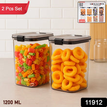 1200 ML Airtight Lock & Lock Food Storage Container Set – 2 Piece - Justgrabit Inc.