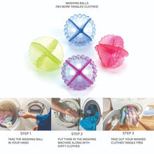 Laundry Washing Ball, Wash Without Detergent (4pcs) - Justgrabit Inc.