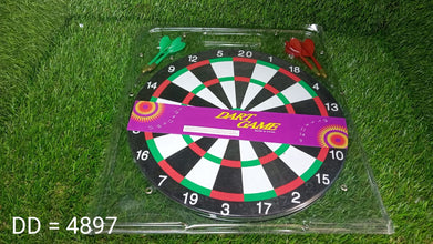 Big Size Foldable Dart Board with 4 Darts Indoor Sports Kids Game Board Set Portable - justgrabit.in | Just Grab It