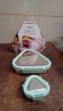 Ganesh Trinity 2 - Piece Stainless Steel Triangle Lunch Box Set - Justgrabit Inc.