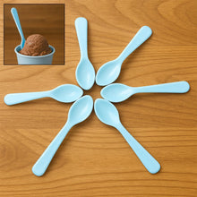 Food Plastic Spoon Set, Plastic Table Spoon Set Plastic Tea Spoon, Coffee with ABS Plastic, Heat - Resistant Spoon (6 Pc Set ) - justgrabit.in | Just Grab It