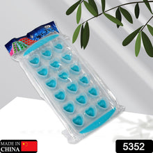 Easy Push - UP ice Tray, With Flexible Silicon Bottom, Heart Shape 18 Cube Trays - justgrabit.in | Just Grab It