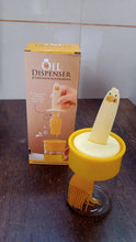Plastic 2 in 1 Oil Dispenser Bottle with Silicone Basting Brush (1 Set) - justgrabit.in | Just Grab It
