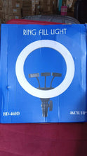 18 Inch LED Ring Light with 3 Colour Modes & 3 Mobile Holders, Remote Control (1 Set) - justgrabit.in | Just Grab It