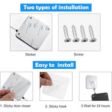 Automatic Door Closer Punch - Free Automatic Sensor Door Closer With 4 Screw - Justgrabit Inc.