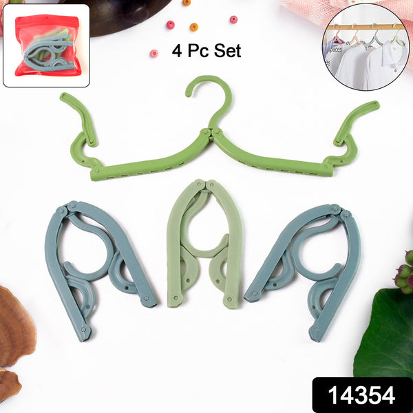 Travel Hangers, Portable Folding Clothes Hangers (4 Pc / Big) - justgrabit.in | Just Grab It