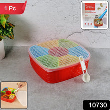 Dry Fruit & Snack Box with Spoon - 1 Set - justgrabit.in | Just Grab It