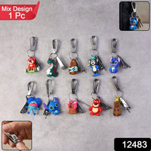 Mix Design Cartoon Nail Cutter Keychain with Mini Nail Clipper (1 Pc) - justgrabit.in | Just Grab It