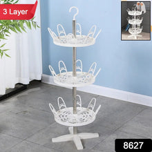Rotating Shoe Rack, 3 Layer/ 3 Tier Rotating Shoe Rack (1 Pc) - justgrabit.in | Just Grab It