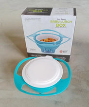 Portable Non Spill Feeding Toddler Gyro Bowl 360 Degree Rotating Dish - Justgrabit Inc.