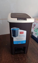 Apex Plastic Push N Pedal Dust Bin | Hands - Free Operation, Compact Design 6.5 Liters (1 Pc / Mix Color) - Justgrabit Inc.