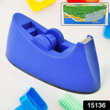 Plastic Tape Dispenser Cutter for Home Office use (1 pc / Big) - justgrabit.in | Just Grab It