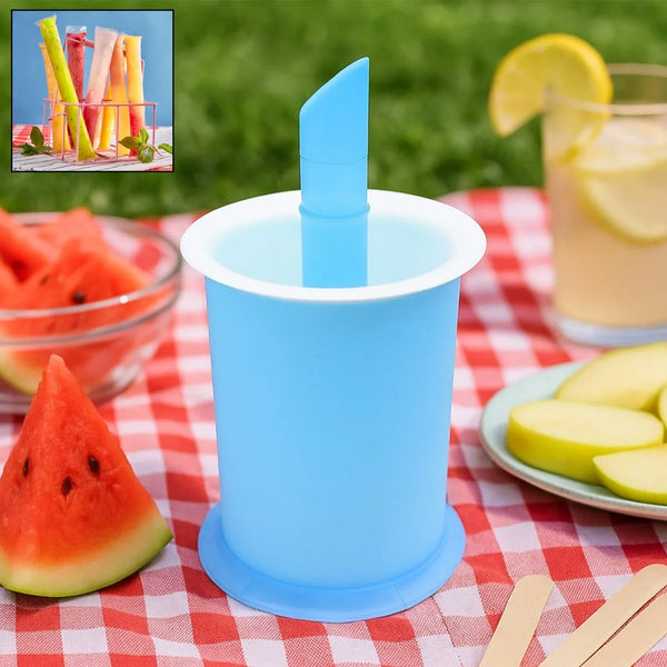 DIY Manual Popsicle Maker – Reusable Ice Cream Mold (Approx 20 Pcs Packing Bag) - Justgrabit Inc.