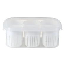 Fridge Storage Boxes Freezer Storage Containers, Container for Kitchen Storage Set, Storage in Kitchen, Vegetable Storage, Draining Crisper Refrigerator Food Box (1 Pc) - justgrabit.in | Just Grab It