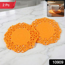 Heat - Resistant Decorative Hot Mat & Cup Coaster Set (10 cm, 2 Pc Set) - justgrabit.in | Just Grab It