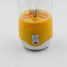 Portable Electric USB Juice Maker 6 blade Blender Grinder Mixer Personal Size, USB Rechargeable Mini Juicer for Smoothies and Shakes with Juicer Cup - 400ml - Justgrabit Inc.