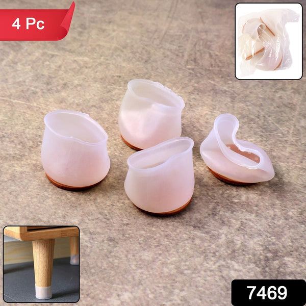 Premium Silicone Furniture Feet Pads (4 Pc Set / Mix Color) - justgrabit.in | Just Grab It