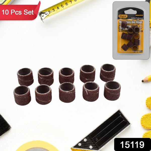 Drum Polishing Kit, Drum Sanding Sleeves Widely Used (10 Pcs Set) - justgrabit.in | Just Grab It