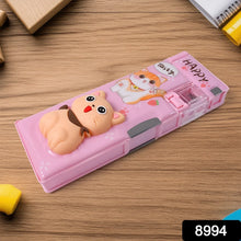 Magnetic Pencil Case / Compass Box With Sharpener (1 Pc) - Justgrabit Inc.