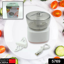 Portable Mini Food Processor Chopper Electric Veggie Chopper 3 Blades With Charching Cable Type C, Vegetable Chopper, Garlic Chopper Food Grinder for Chopping Ginger, Pepper Chili, Onion, Fruit, Meat - Justgrabit Inc.