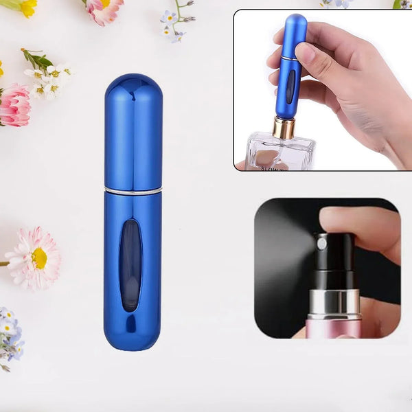 Mini Portable Perfume Empty Spray Bottle (1 Pc / Mix Color) - justgrabit.in | Just Grab It