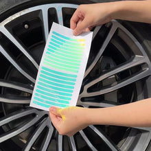 Car Wheel Hub Reflective Car Stickers, Night Warning (20 Pcs Set/ Multicolored) - justgrabit.in | Just Grab It