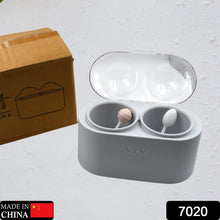 Spice Storage Containers, Condiment Jars, with Lid And Spoon, dust - proof And Moisture - proof, non - slip Bottom, tray Card Slot Design, detachable, easy To Clean, used To Contain Various Seasonings, plastic - justgrabit.in | Just Grab It