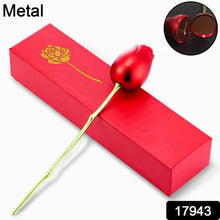 Metal Red Rose Couple Jewelry Box - Fancy Jewelry Box (1 Pc) - justgrabit.in | Just Grab It
